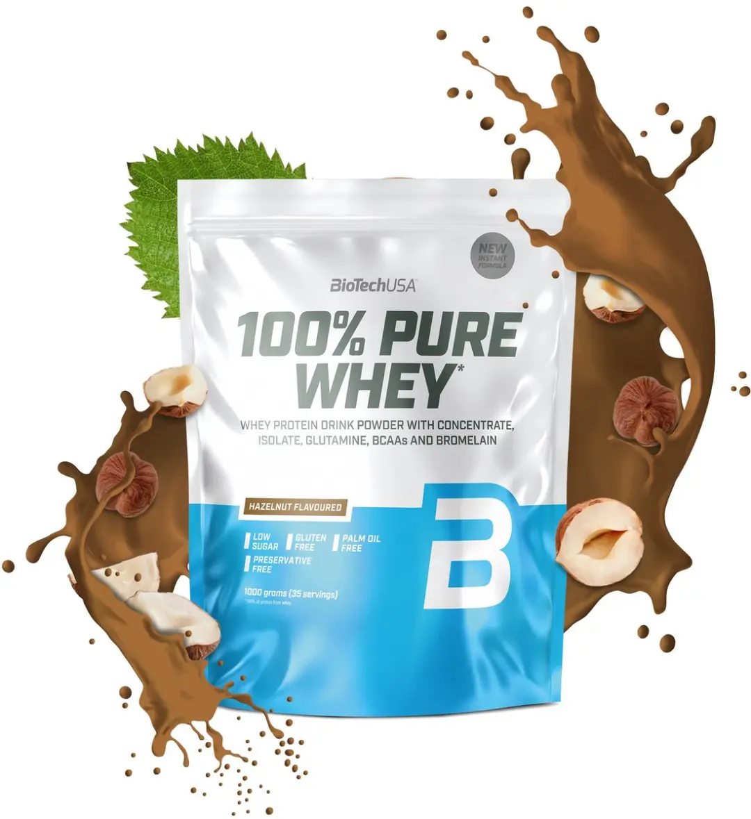 BioTechUSA 100% Pure Whey Eiwitpoeder 1kg