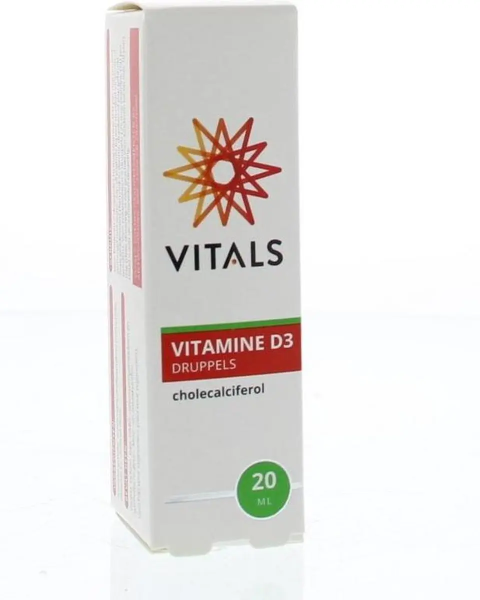 Vitals Vitamine D3 200 IE - 700 druppels 20ml