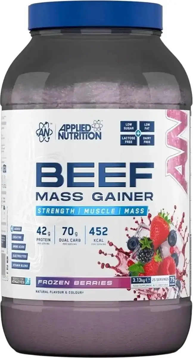 Applied Nutrition Beef Mass Gainer Frozen Berries 3.13kg