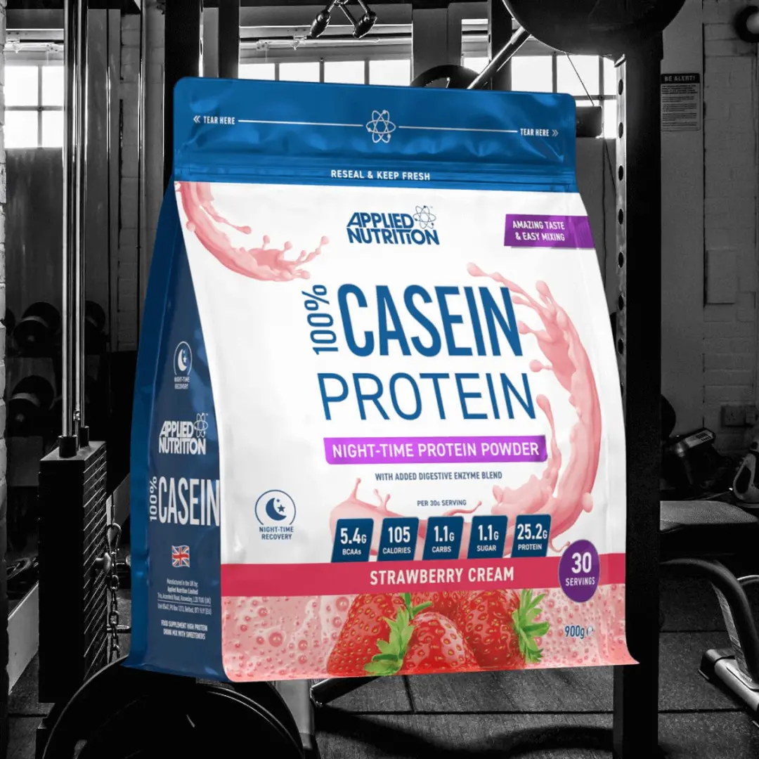 Applied Nutrition 100% Caseïne Protein 900g - Aardbei