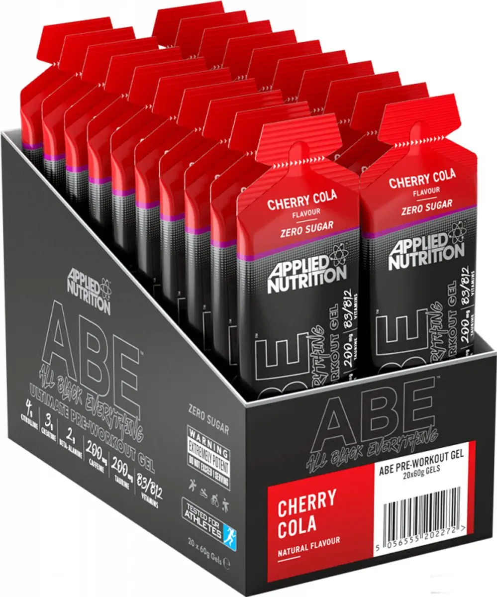 Applied Nutrition ABE Ultimate Pre-Workout Gel 1200g - 20x60g Cherry Cola