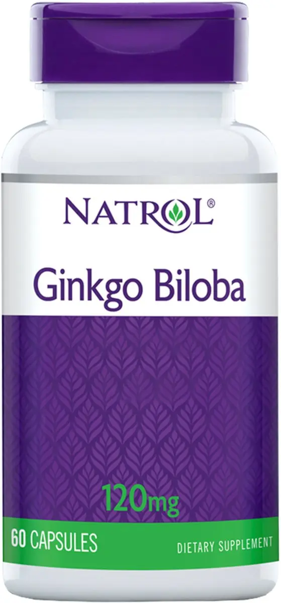 Natrol Ginkgo Biloba 120mg Capsules - 60 Stuks