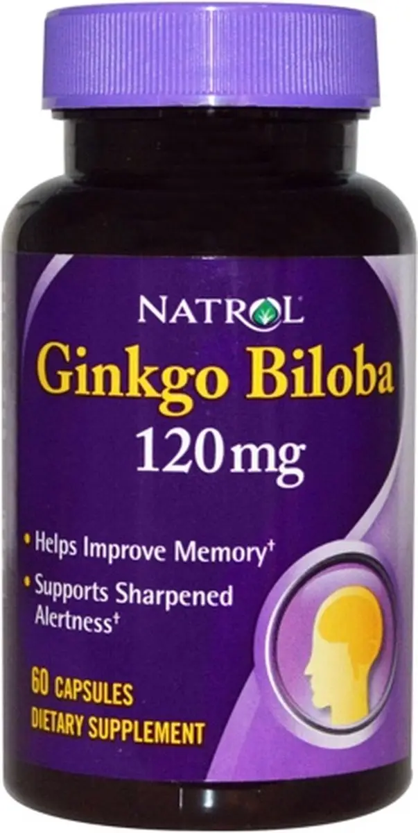 Natrol Ginkgo Biloba 120mg Capsules - 60 Stuks