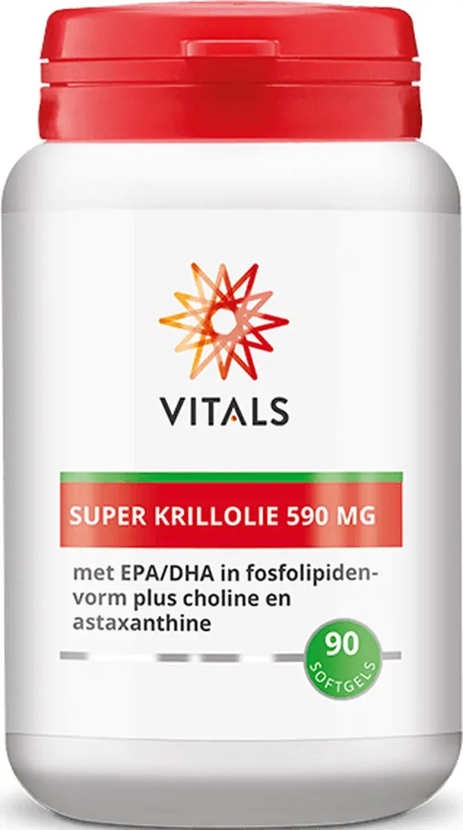 Vitals Super Krillolie 590mg - 90 Softgels