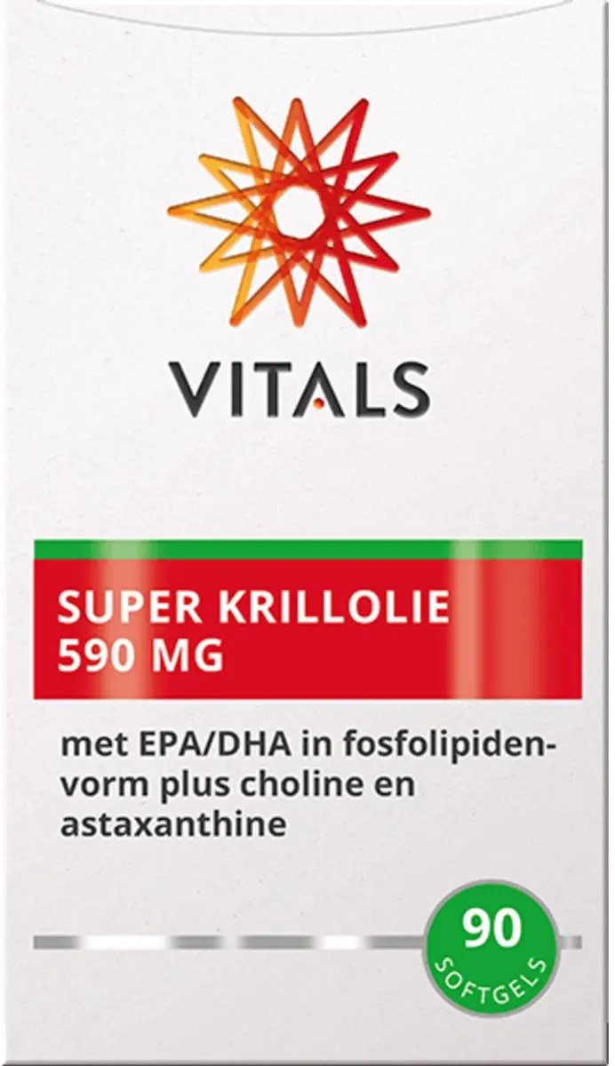 Vitals Super Krillolie 590mg - 90 Softgels