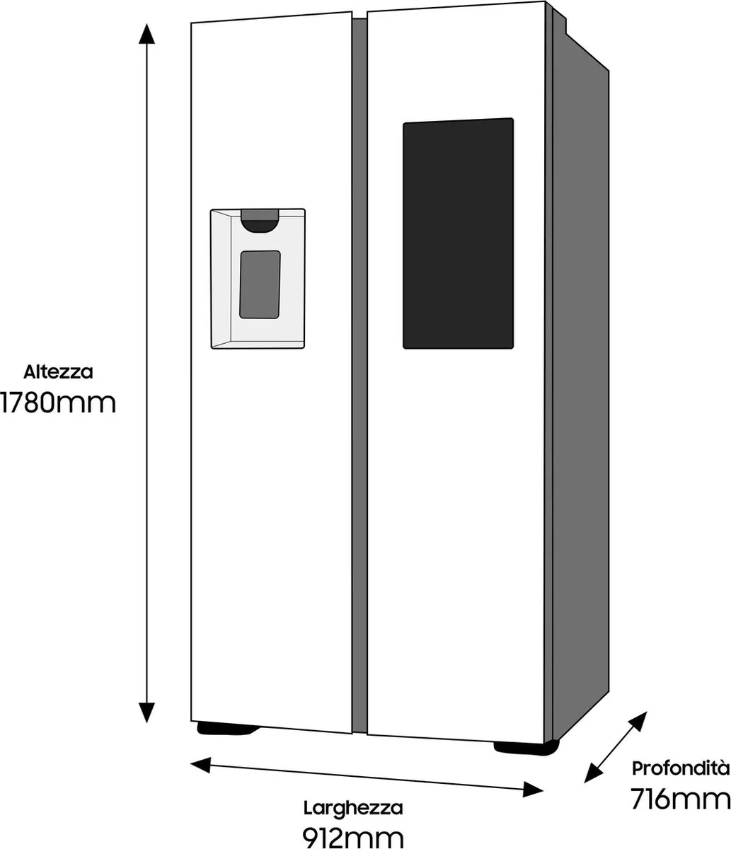 Samsung Family Hub RS6HA8891B1/EF Koelkast - 633L - afbeelding 6 van 6