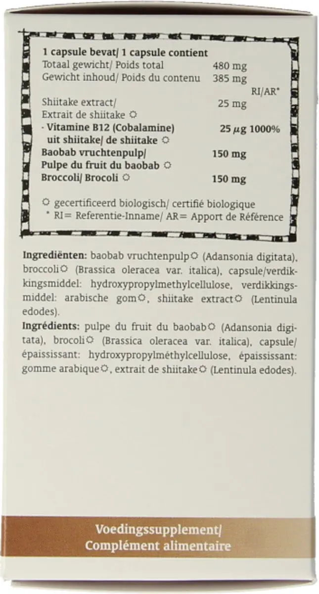 Royal Green Vitamine B12 Biologisch 60 Vegacapsules