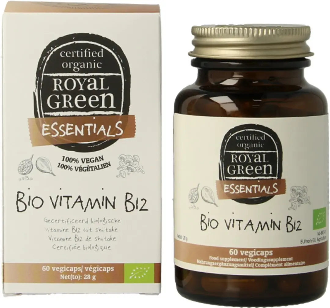 Royal Green Vitamine B12 Biologisch 60 Vegacapsules