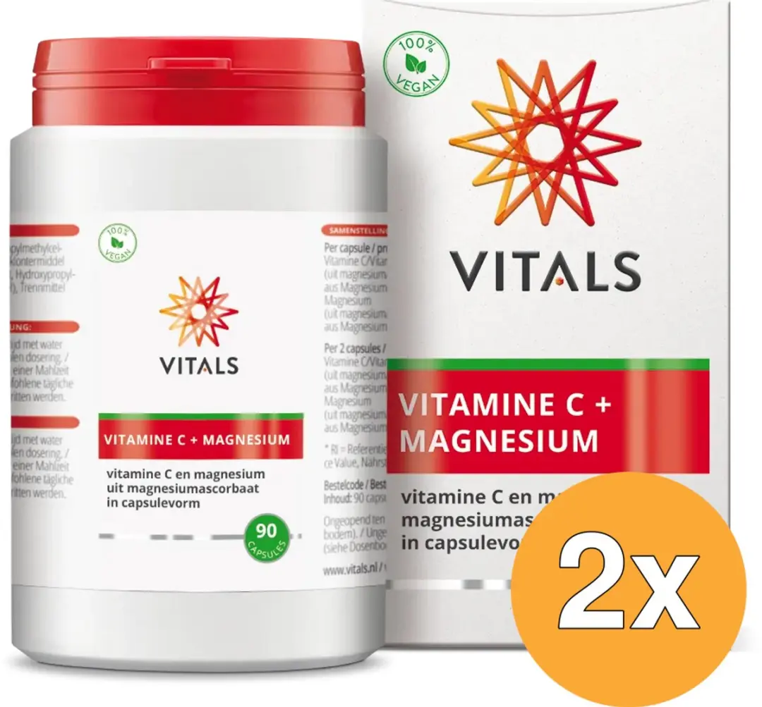 Vitals Vitamine C Met Magnesium 90 Capsules