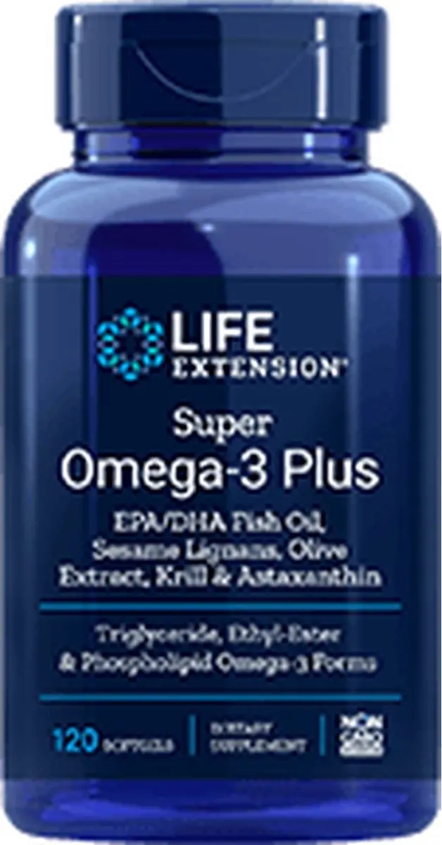 Life Extension Super Omega-3 Plus EPA/DHA 120 Softgels