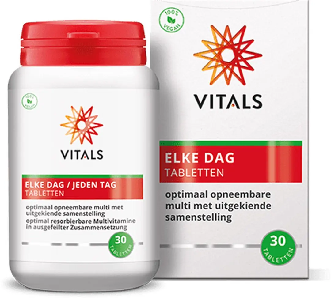 Vitals Elke Dag Multivitamine 30 tabletten