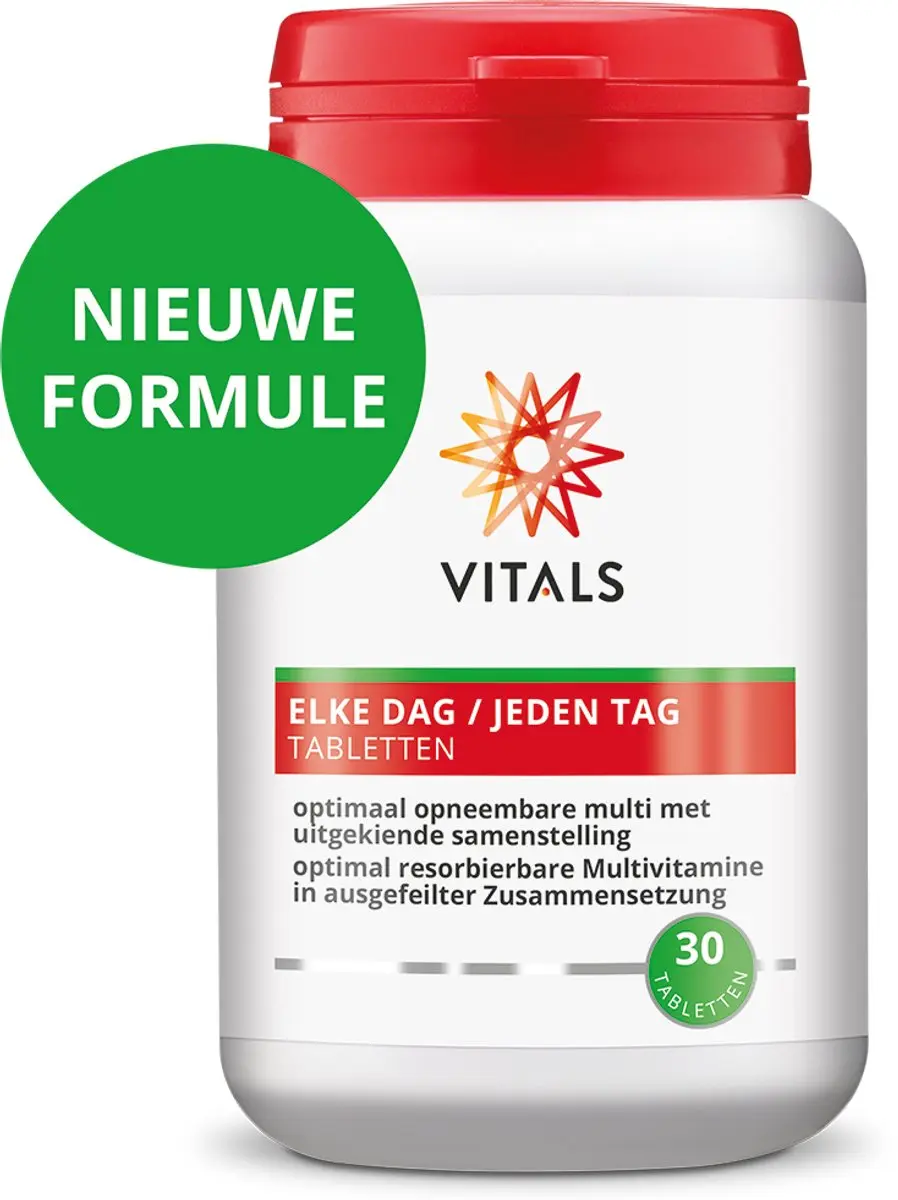 Vitals Elke Dag Multivitamine 30 tabletten