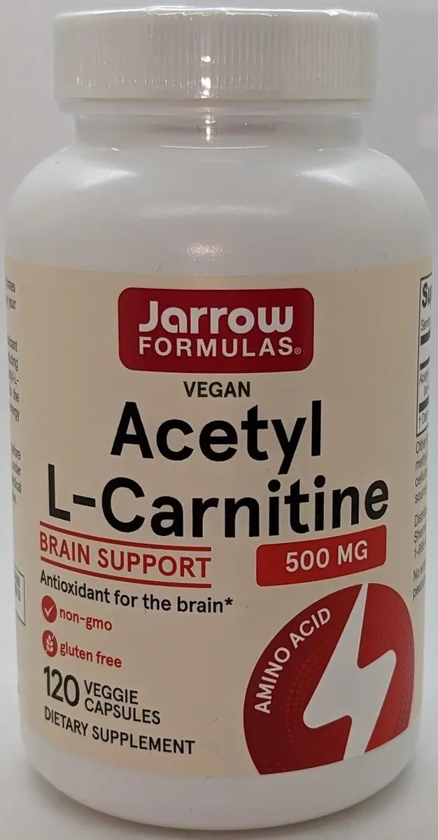Jarrow Formulas Acetyl-L-Carnitine 500mg - 120 Capsules