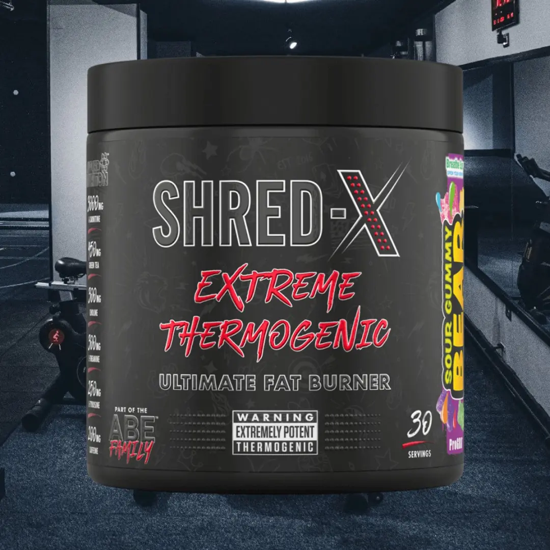 Applied Nutrition Shred X Powder Fat Burner 300g - Smaak Sour Gummy Bear - afbeelding 6 van 6
