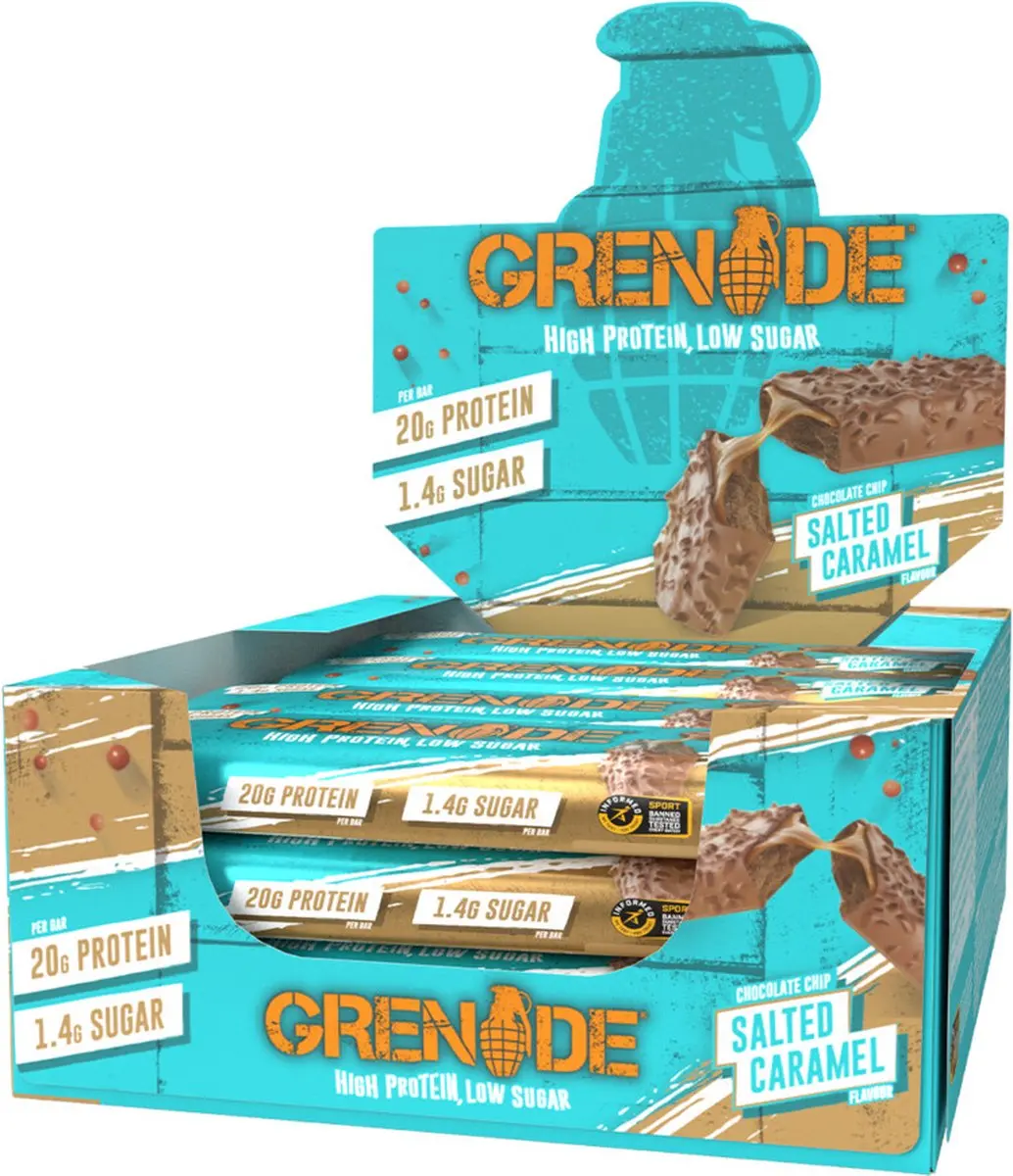 Grenade Protein Bar Choco Chip Salted Caramel