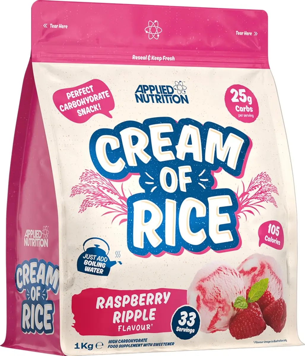 Applied Nutrition Cream of Rice Raspberry Ripple 1000g