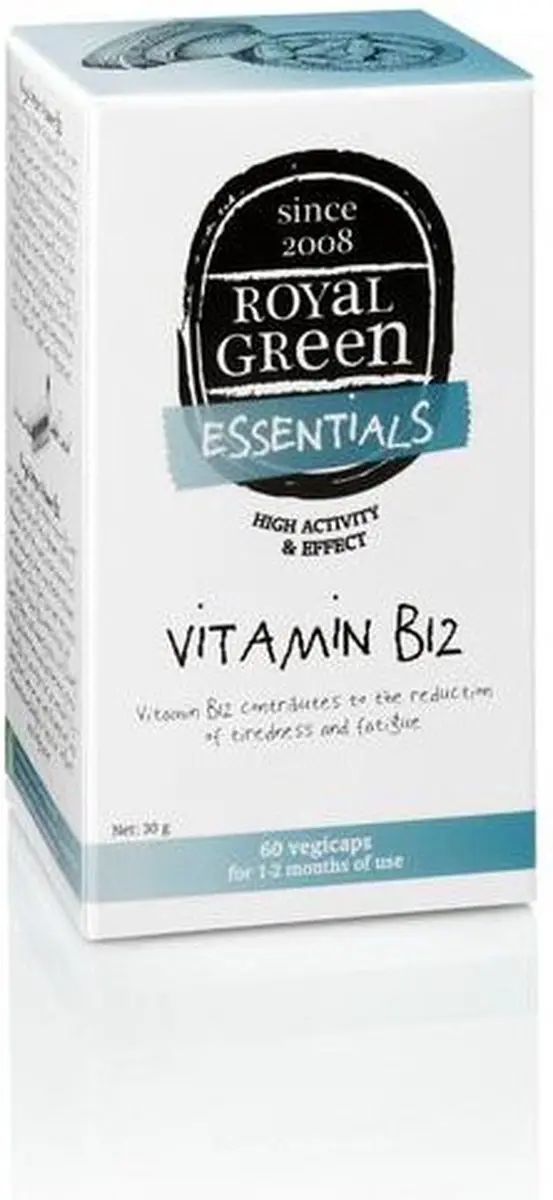 Royal Green Vitamine B12 60 Vegetarische Capsules