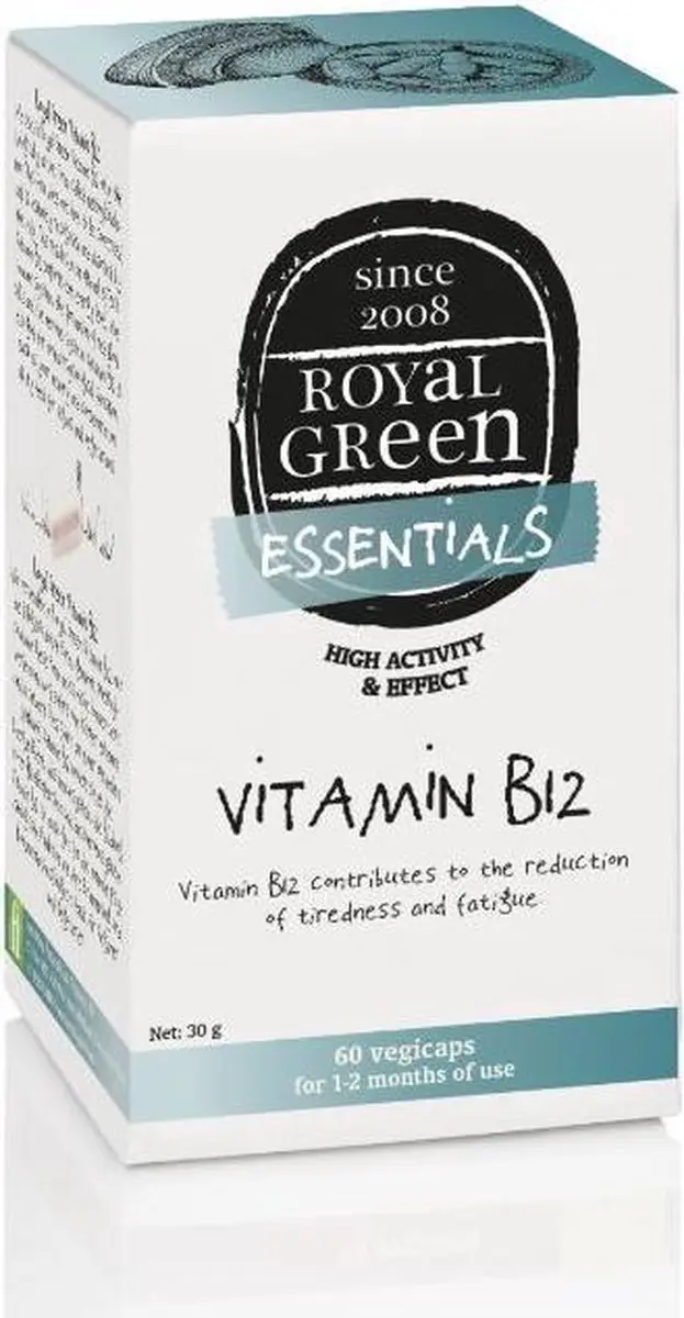 Royal Green Vitamine B12 60 Vegetarische Capsules