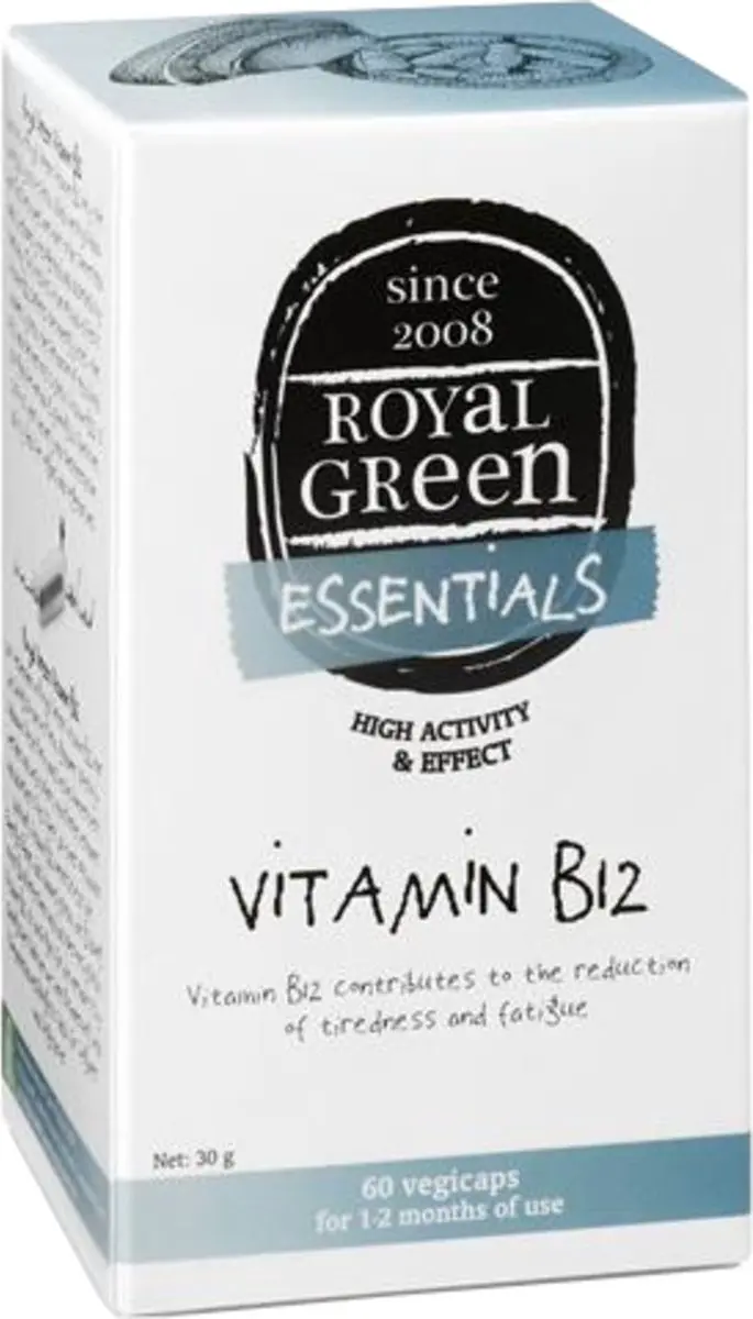 Royal Green Vitamine B12 60 Vegetarische Capsules