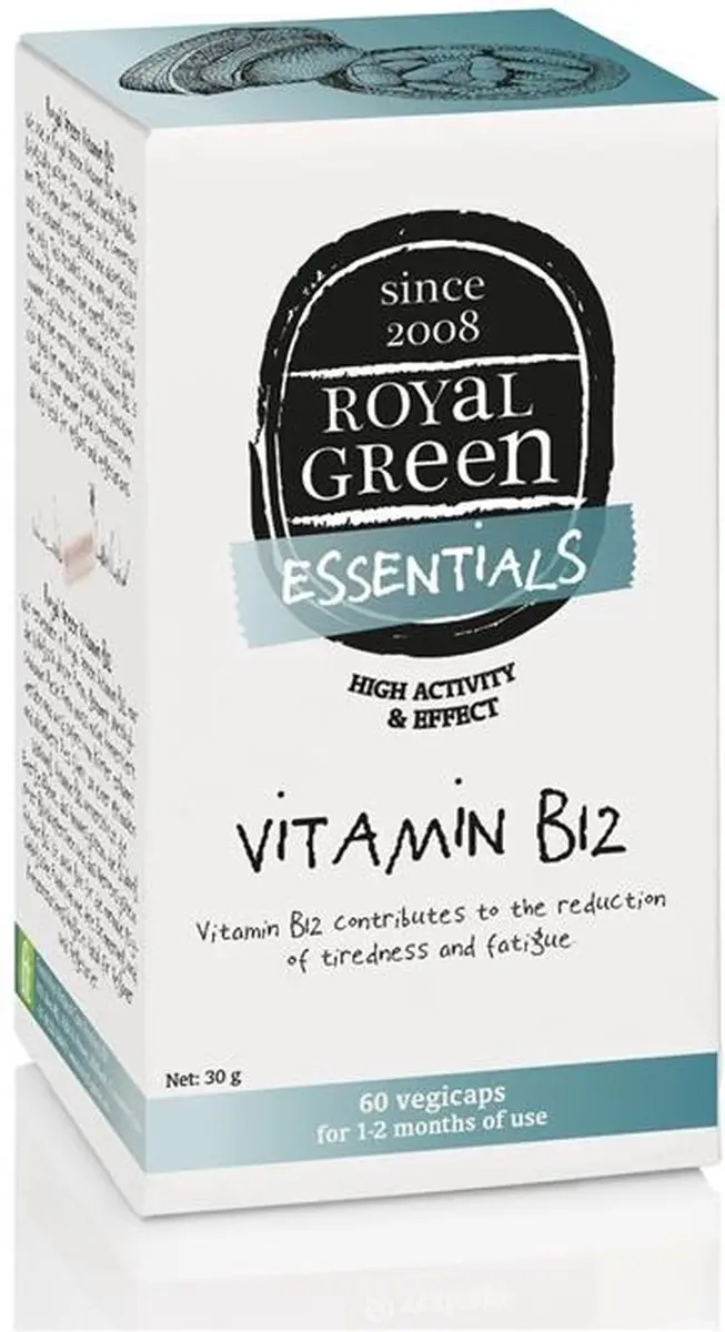 Royal Green Vitamine B12 60 Vegetarische Capsules