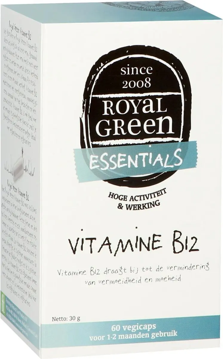 Royal Green Vitamine B12 60 Vegetarische Capsules