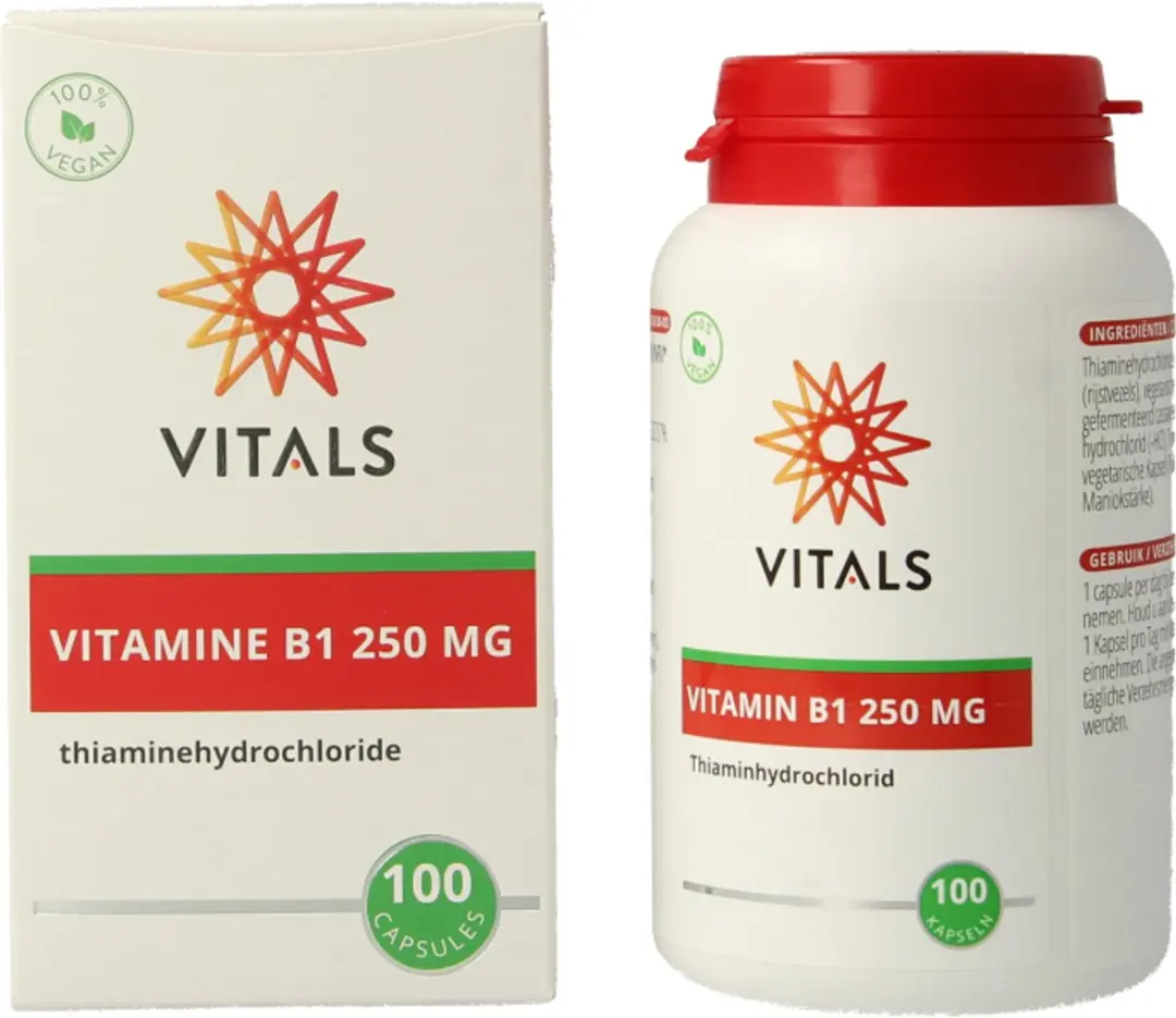 Vitals Vitamine B1 250mg - 100 Capsules
