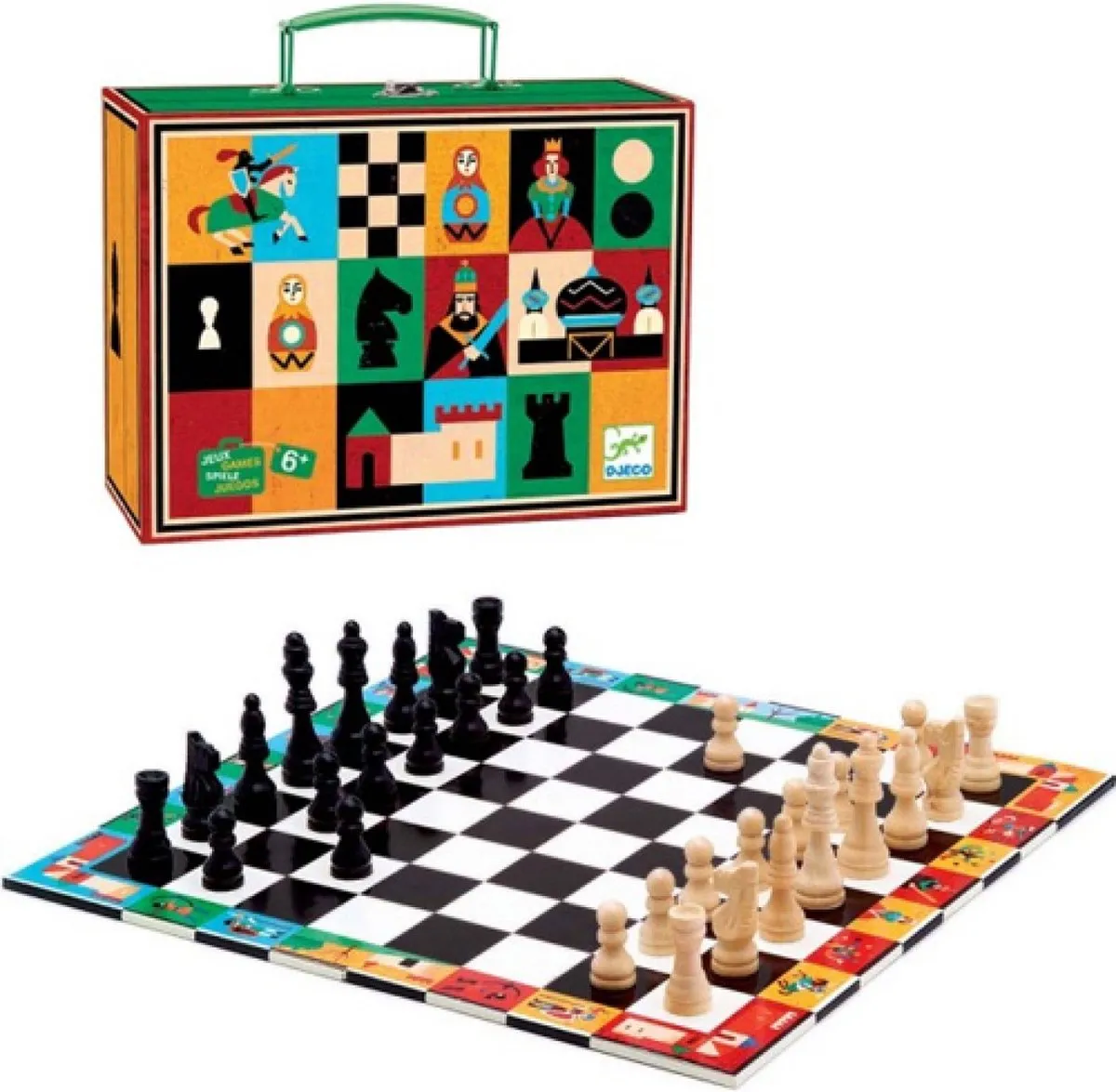 Djeco Schaak- en Damspel DJ05225