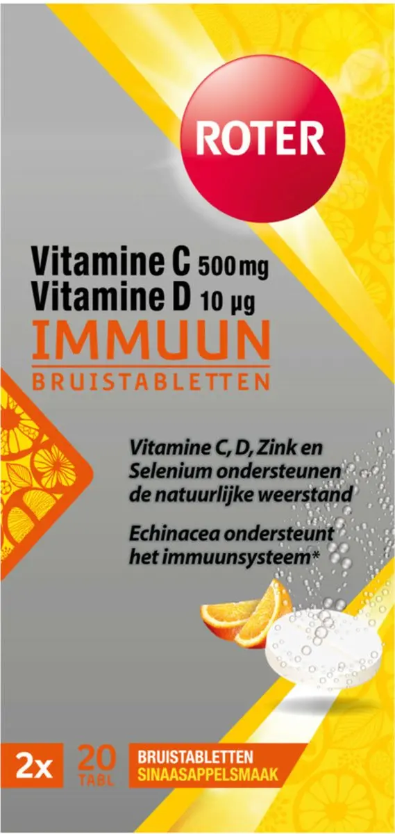 Roter Immuun Vitamine C & D 120 tabletten