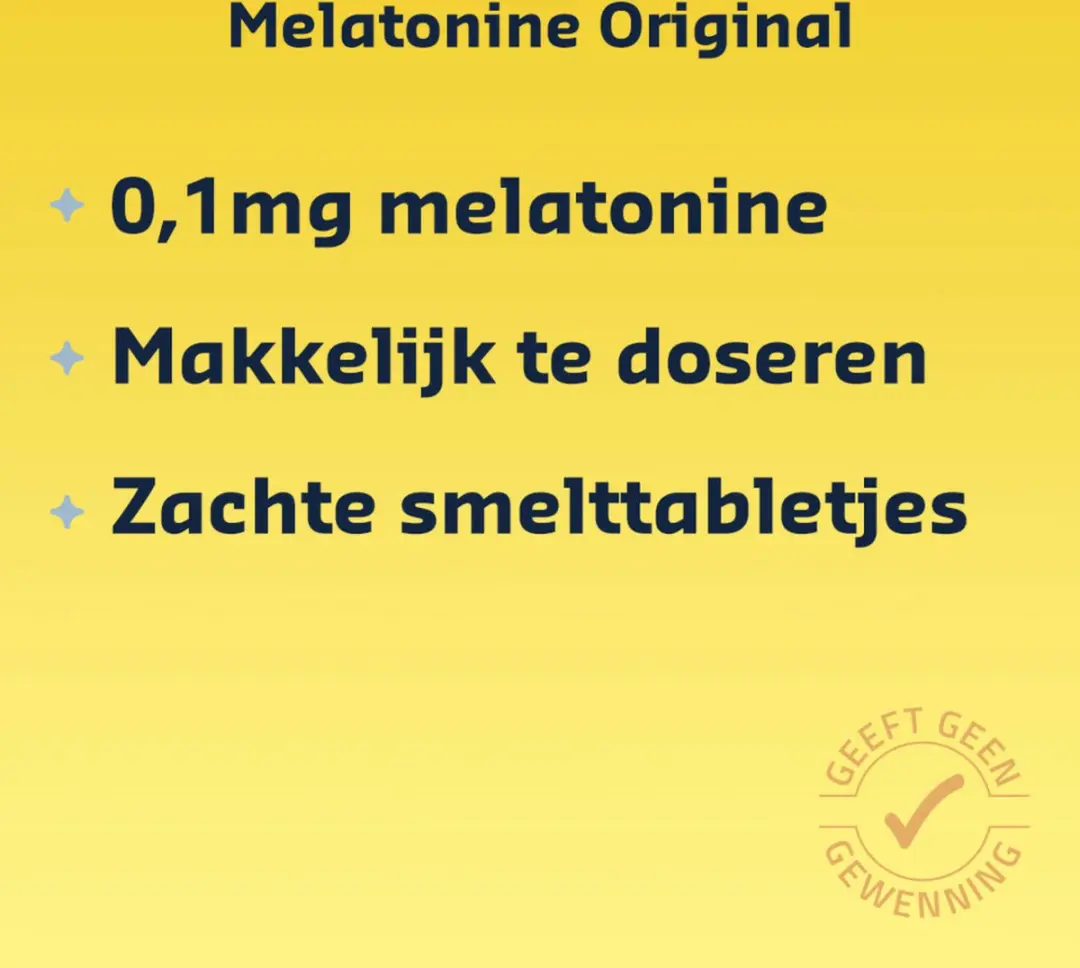 Shiepz Melatonine 0.1mg - 1000 Tabletten (2x500)
