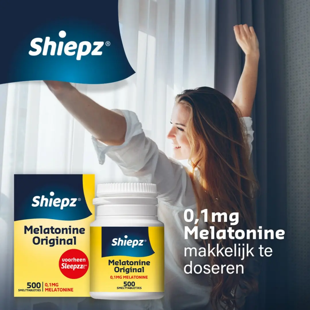 Shiepz Melatonine 0.1mg - 1000 Tabletten (2x500)