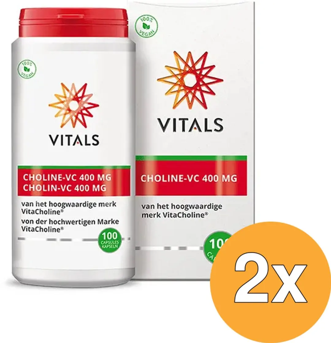Vitals Choline 400mg 200 Stuks (2x100)