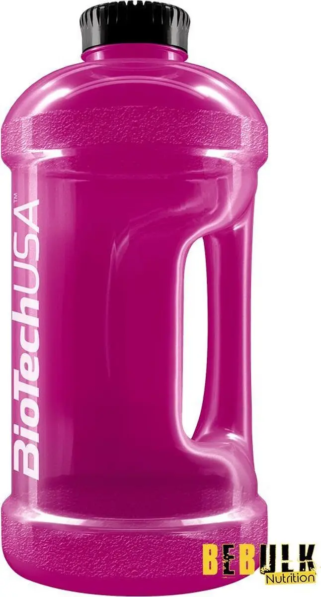 BioTechUSA Gallon Water Bidonset 2200ml - Zwart