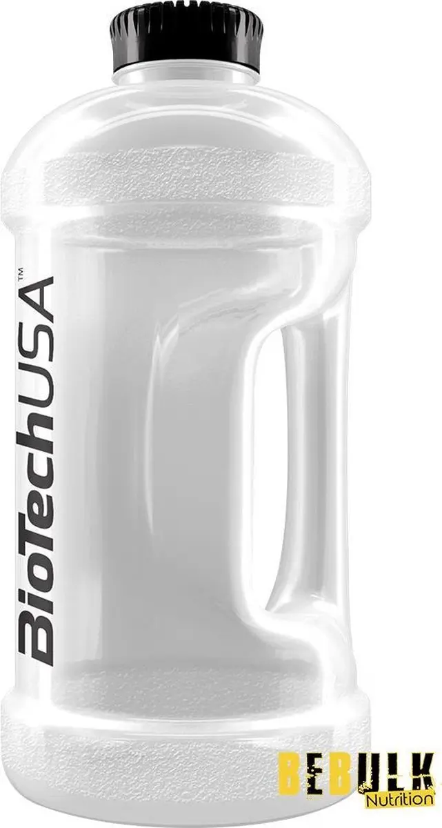 BioTechUSA Gallon Water Bidonset 2200ml - Zwart