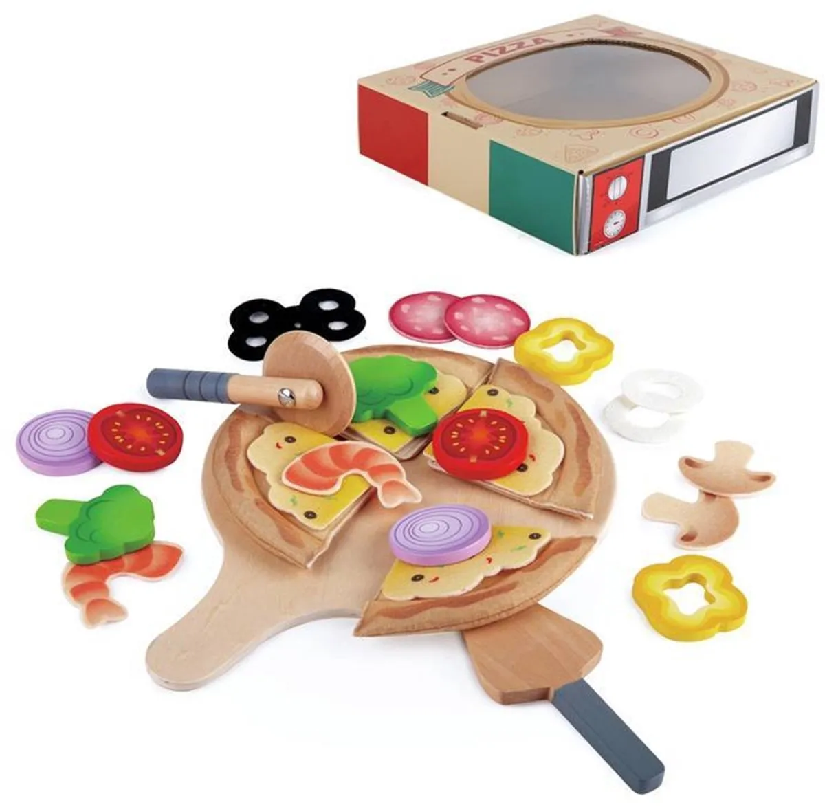 Hape Perfecte Pizza Speelset - Veelkleurig