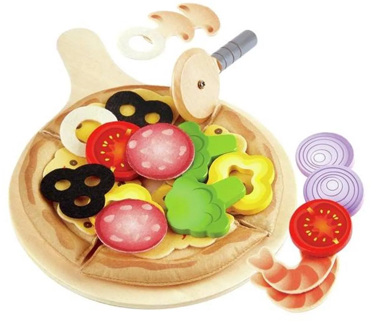 Hape Perfecte Pizza Speelset - Veelkleurig