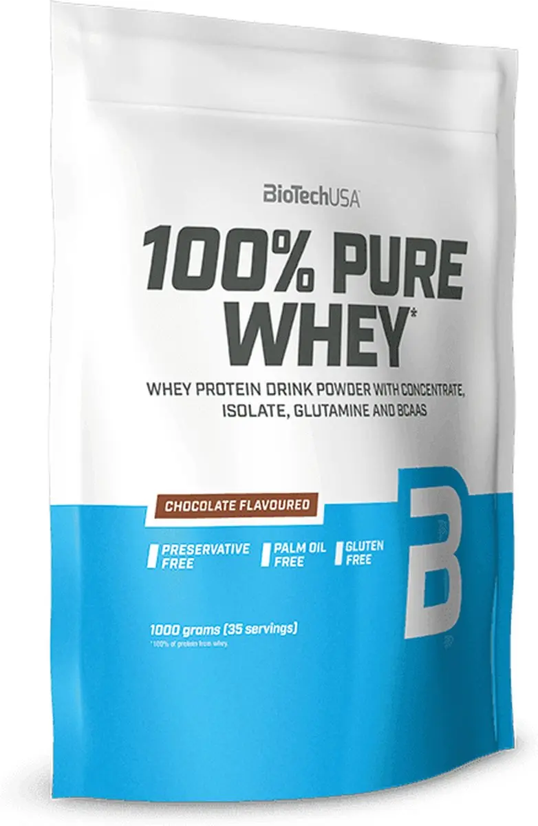 BioTechUSA 100% Pure Whey Eiwitpoeder 454g