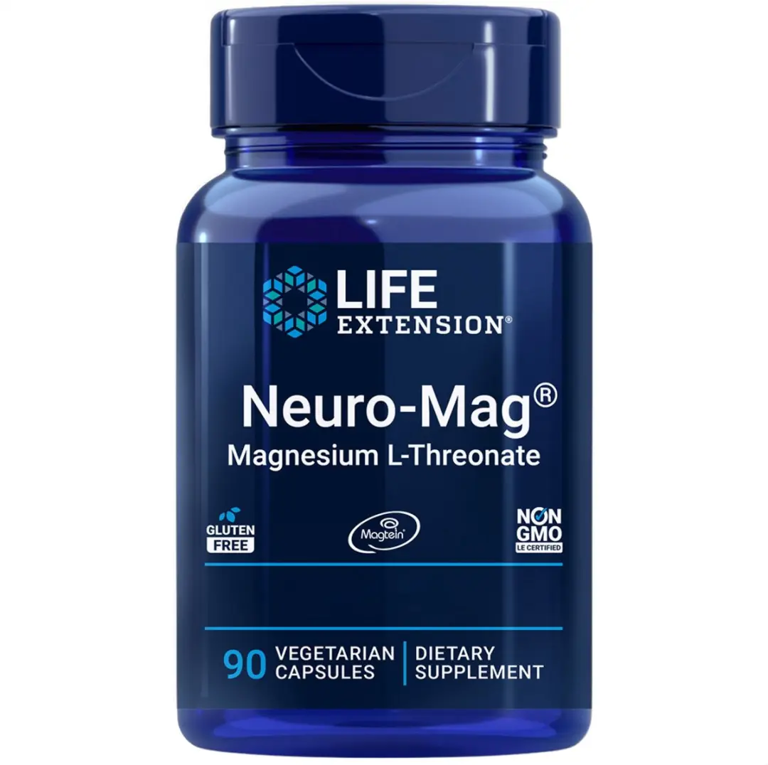 Life Extension Neuro-Mag Magnesium L-Threonaat 667mg - 90 Vegan Capsules