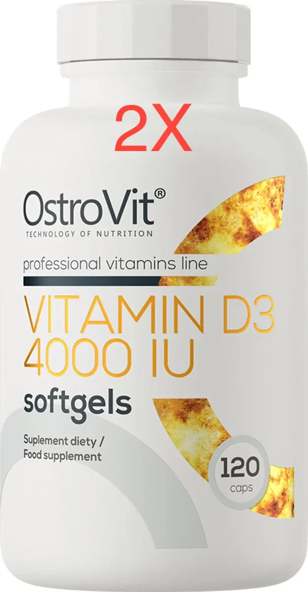 OstroVit Vitamin D3 4000 IU 240 Softgels