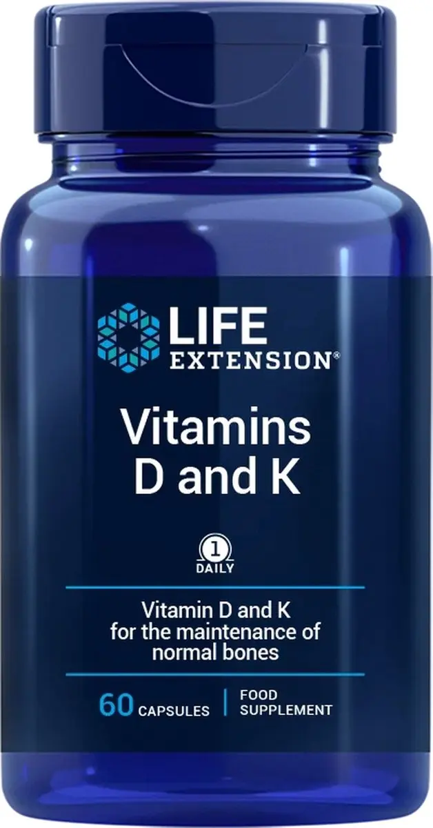 Life Extension Vitamine D3 K1 K2 60 Capsules