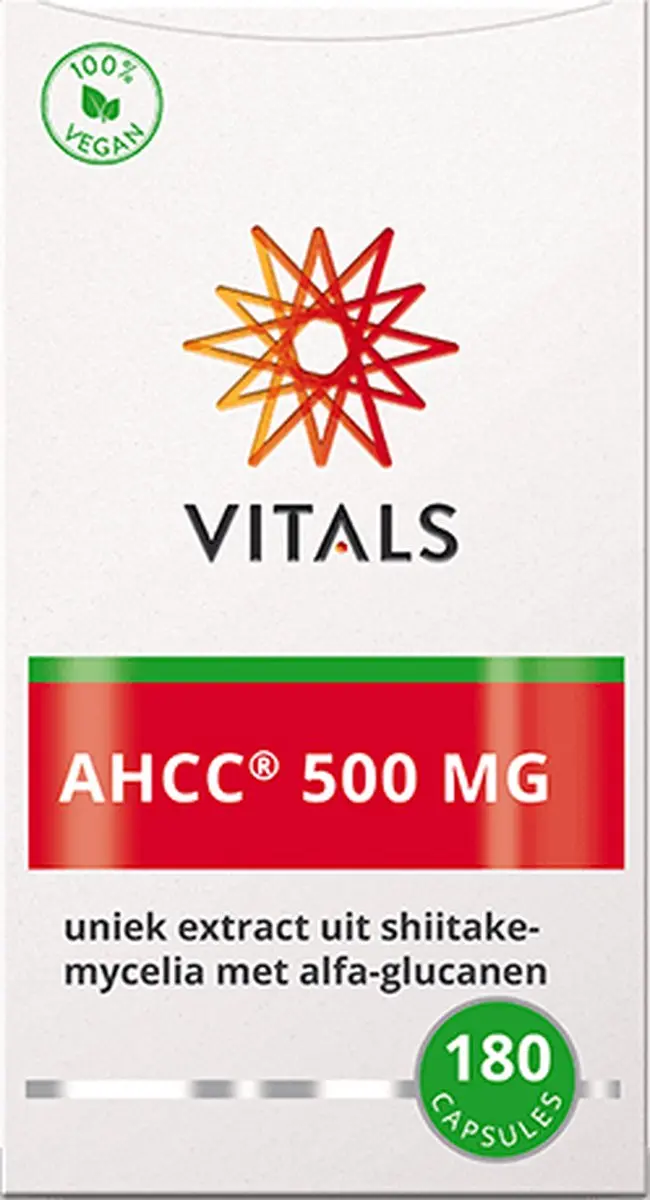 Vitals AHCC 500mg Capsules