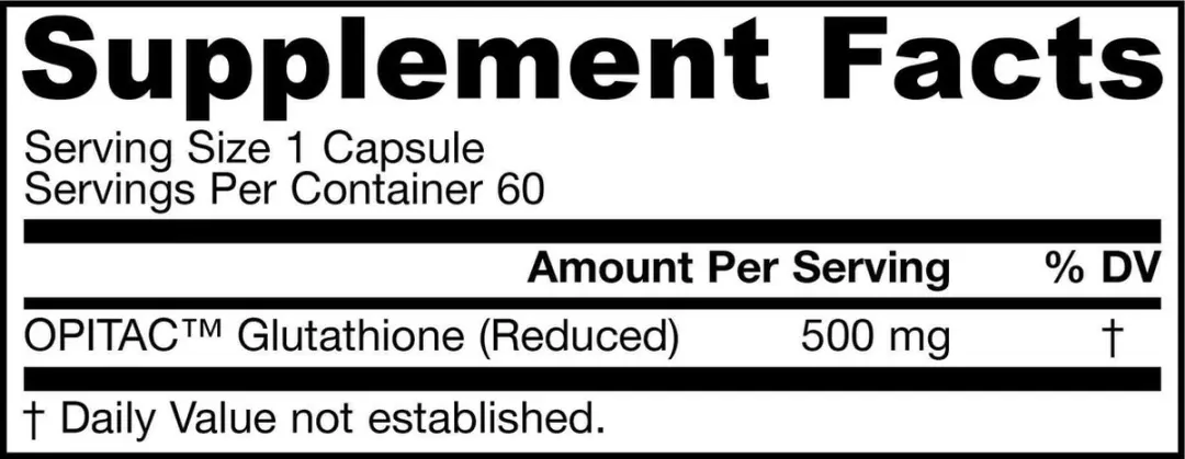 Jarrow Formulas Glutathion 500mg