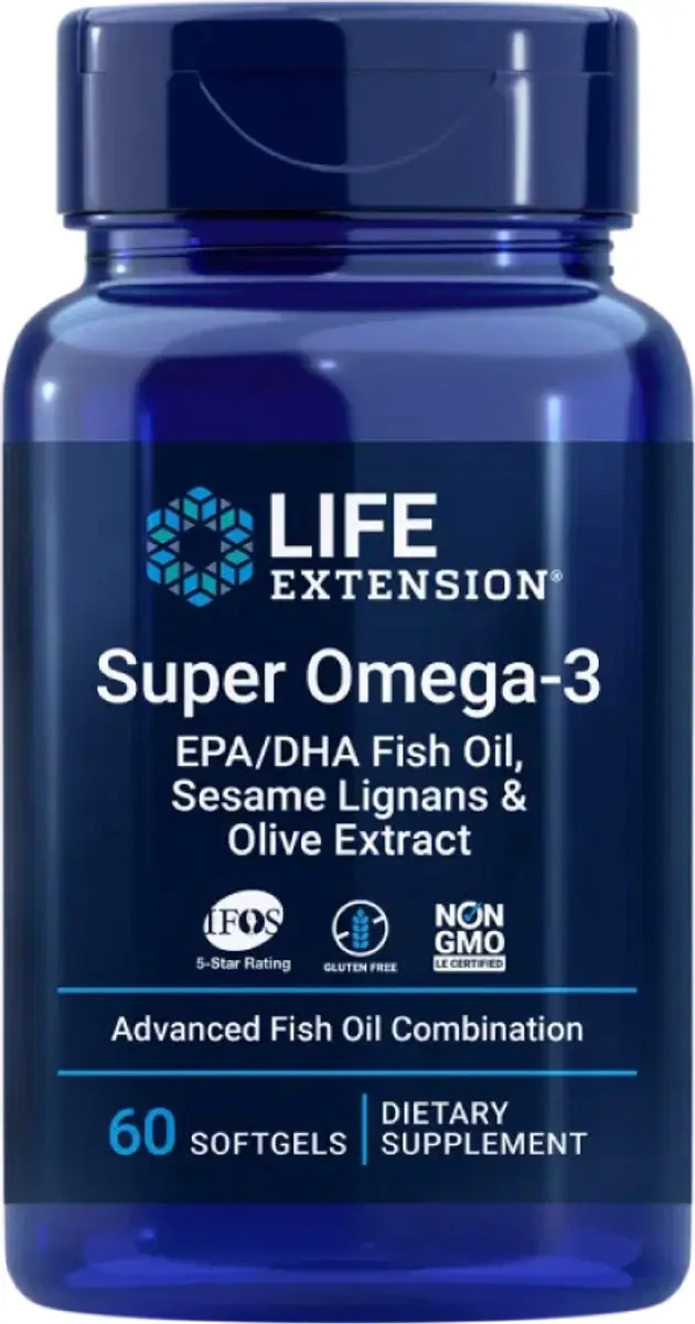 Life Extension Super Omega-3 EPA/DHA 60 Gelcapsules
