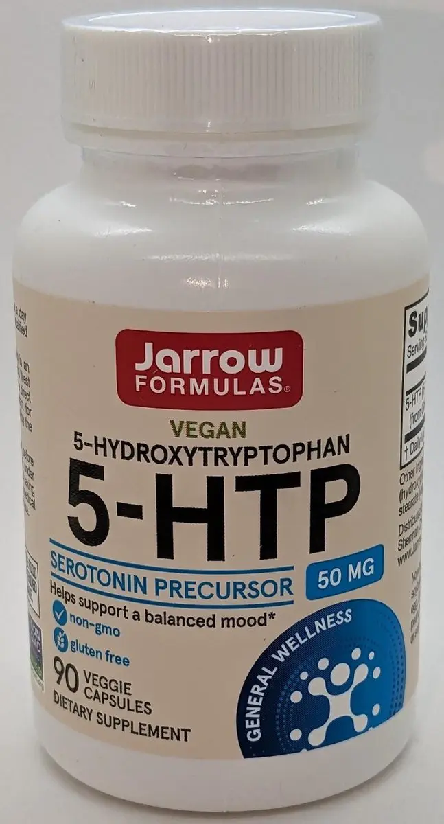 Jarrow Formulas 5-HTP 50mg - 90 Capsules
