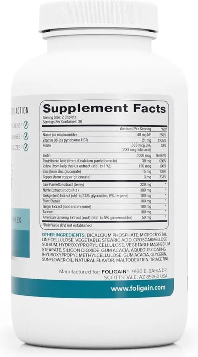Foligain Haargroei Capsules 60 Stuks