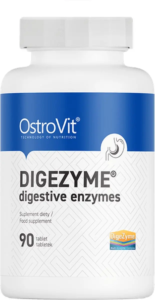 OstroVit Digezyme Spijsverteringsenzymen 90 Tabletten