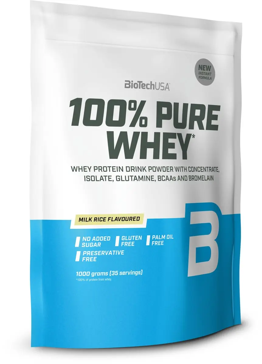 BioTechUSA 100% Pure Whey Eiwitpoeder 1kg