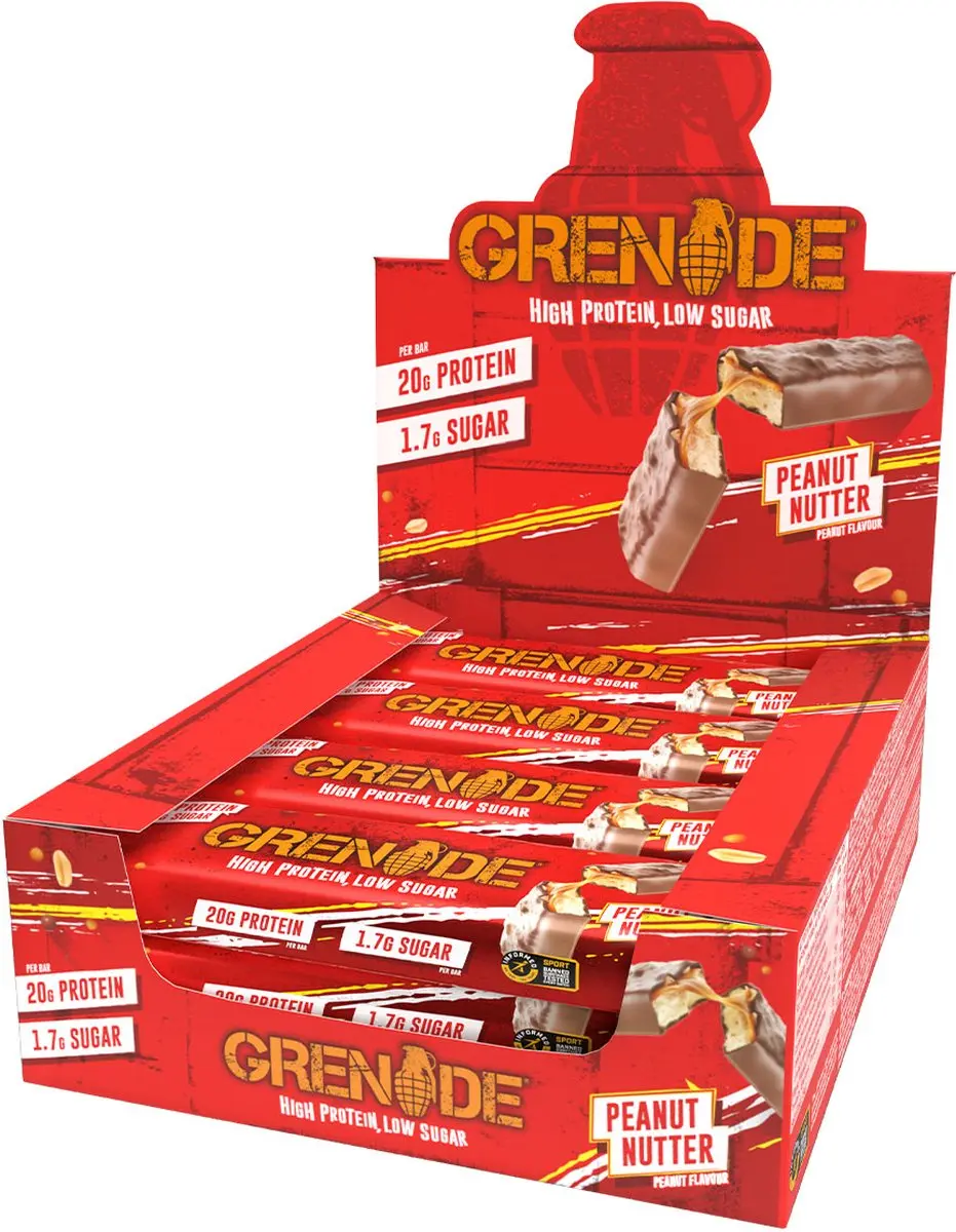Grenade Carb Killa Pindakaas Eiwitrepen