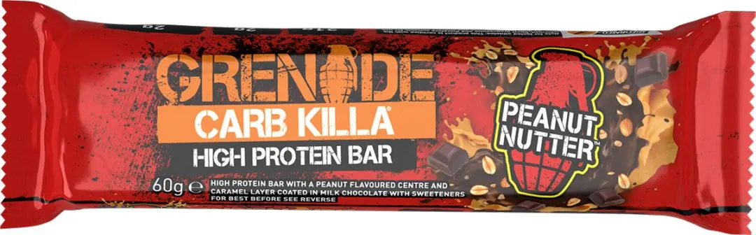 Grenade Carb Killa Pindakaas Eiwitrepen - 12 Stuks