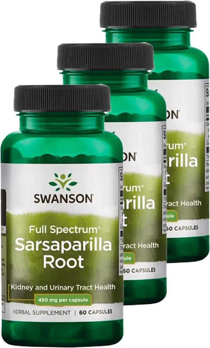 Swanson Sarsaparilla Root 60 Capsules