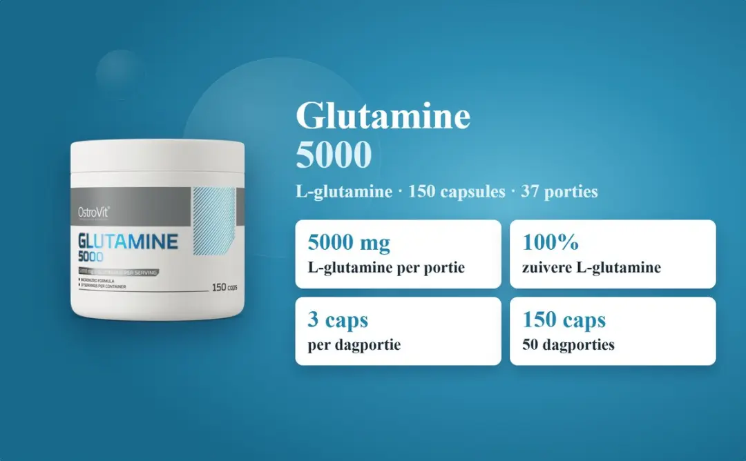 OstroVit Glutamine 5000mg 150 Capsules